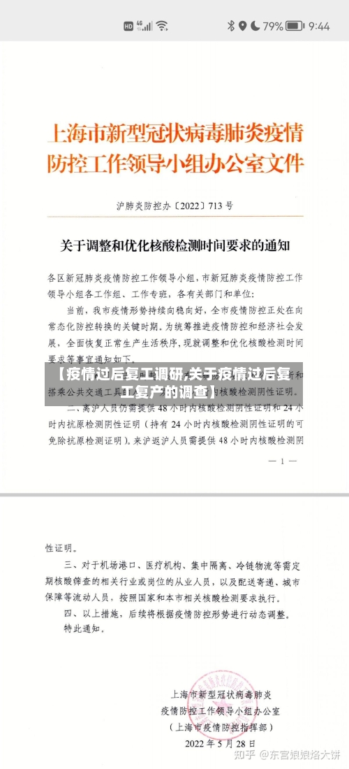 【疫情过后复工调研,关于疫情过后复工复产的调查】