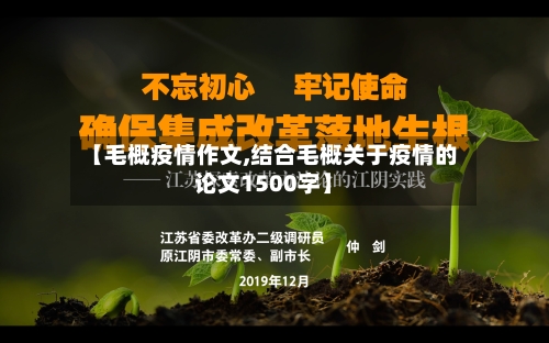 【毛概疫情作文,结合毛概关于疫情的论文1500字】-第3张图片
