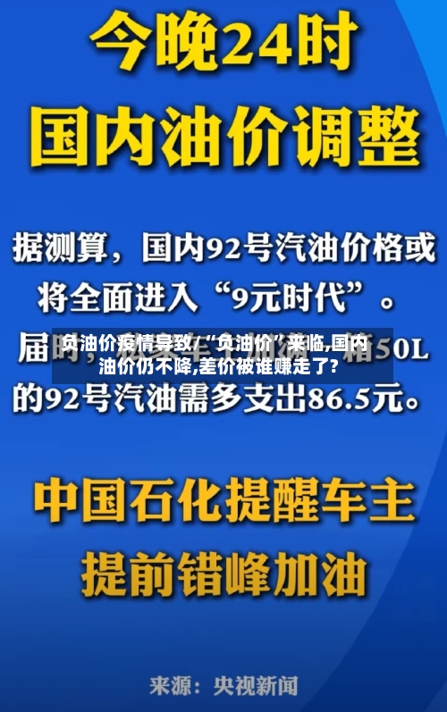 负油价疫情导致/“负油价”来临,国内油价仍不降,差价被谁赚走了?-第2张图片