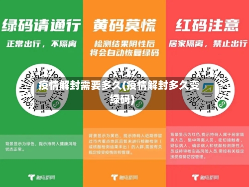 疫情解封需要多久(疫情解封多久变绿码)-第3张图片