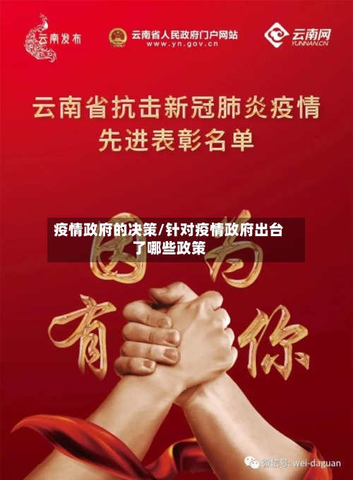 疫情政府的决策/针对疫情政府出台了哪些政策-第2张图片
