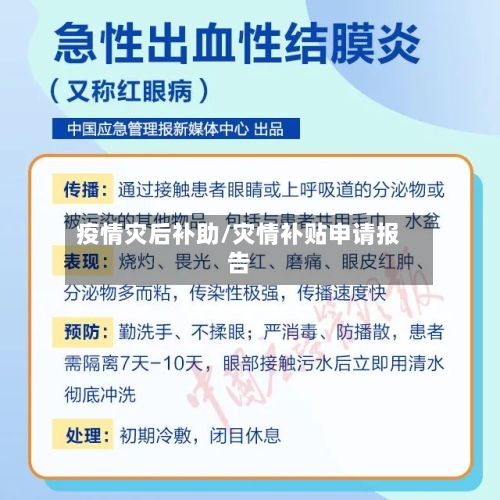 疫情灾后补助/灾情补贴申请报告-第3张图片