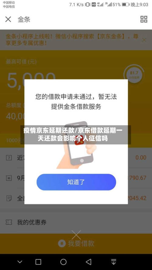 疫情京东延期还款/京东借款延期一天还款会影响个人征信吗-第2张图片