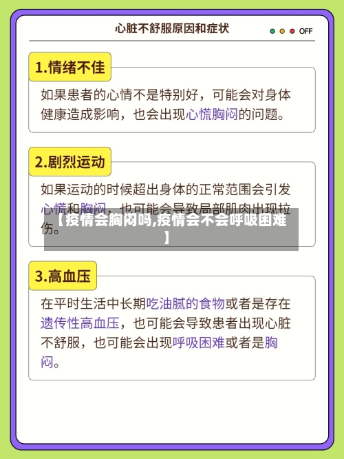 【疫情会胸闷吗,疫情会不会呼吸困难】
