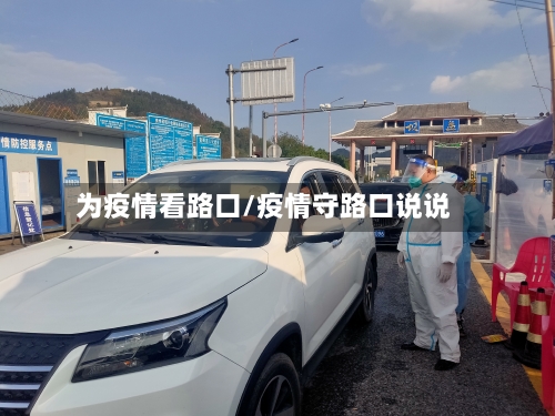 为疫情看路口/疫情守路口说说-第2张图片