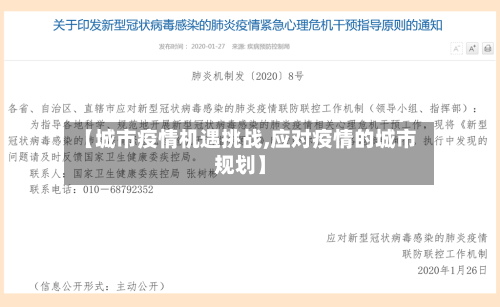 【城市疫情机遇挑战,应对疫情的城市规划】