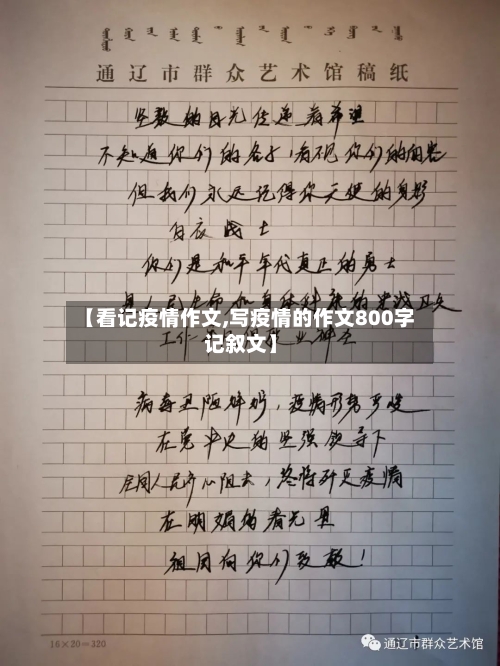 【看记疫情作文,写疫情的作文800字记叙文】