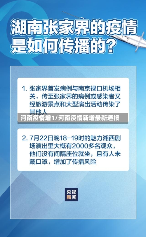 河南疫情增1/河南疫情新增最新通报