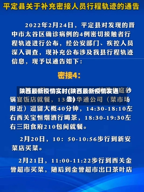 陕西最新疫情实时(陕西最新疫情发通告)-第3张图片