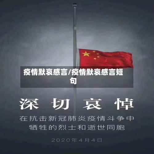 疫情默哀感言/疫情默哀感言短句