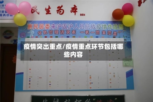 疫情突出重点/疫情重点环节包括哪些内容-第2张图片