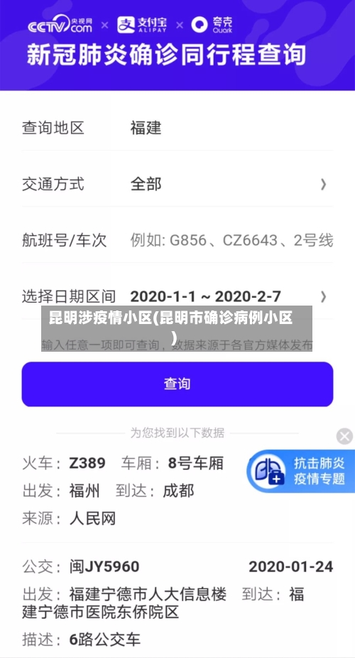 昆明涉疫情小区(昆明市确诊病例小区)-第2张图片
