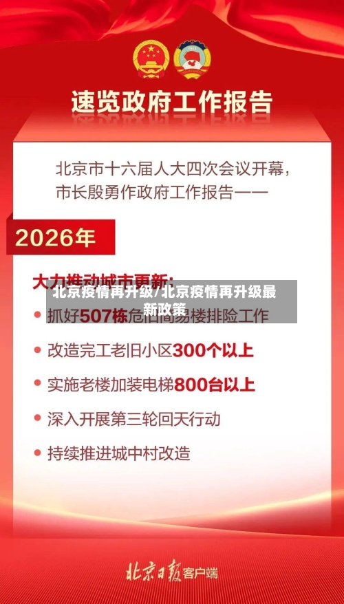 北京疫情再升级/北京疫情再升级最新政策