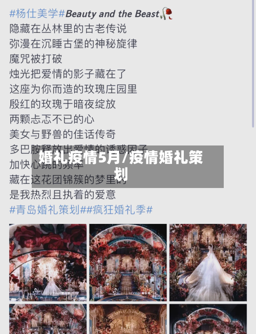 婚礼疫情5月/疫情婚礼策划