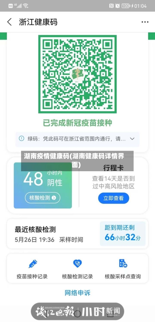 湖南疫情健康码(湖南健康码详情界面)-第2张图片