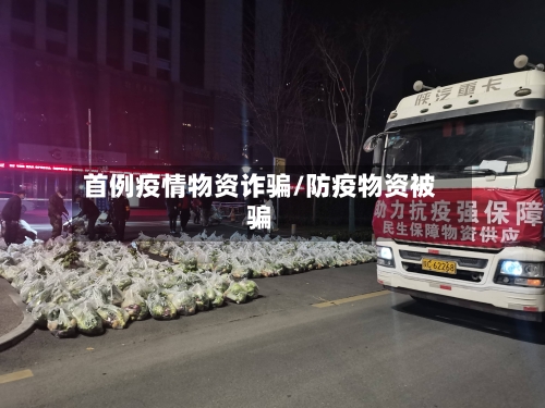 首例疫情物资诈骗/防疫物资被骗