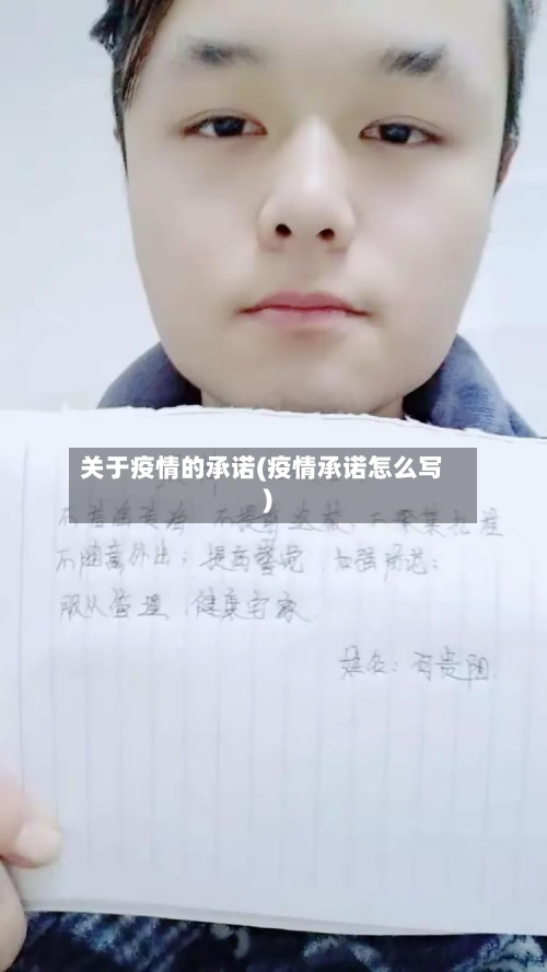 关于疫情的承诺(疫情承诺怎么写)