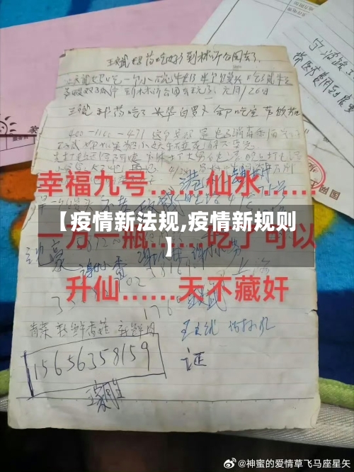 【疫情新法规,疫情新规则】-第2张图片