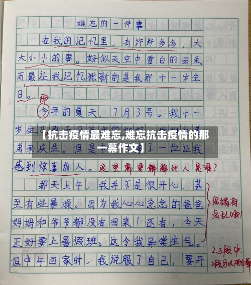 【抗击疫情最难忘,难忘抗击疫情的那一幕作文】
