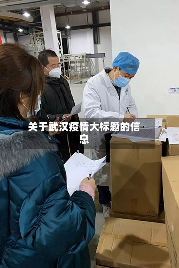 关于武汉疫情大标题的信息