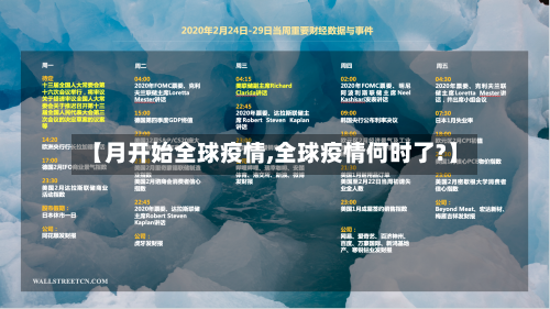 【月开始全球疫情,全球疫情何时了?】