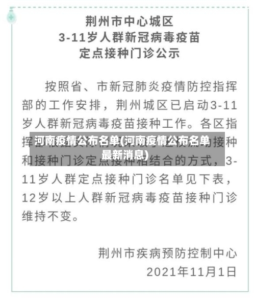 河南疫情公布名单(河南疫情公布名单最新消息)