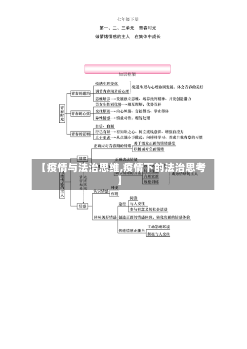 【疫情与法治思维,疫情下的法治思考】