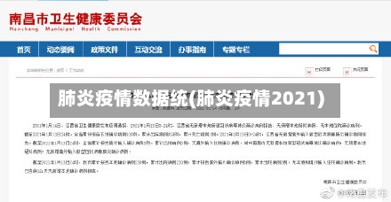 肺炎疫情数据统(肺炎疫情2021)