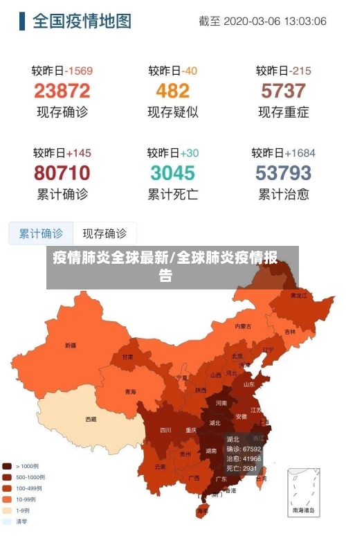 疫情肺炎全球最新/全球肺炎疫情报告-第2张图片