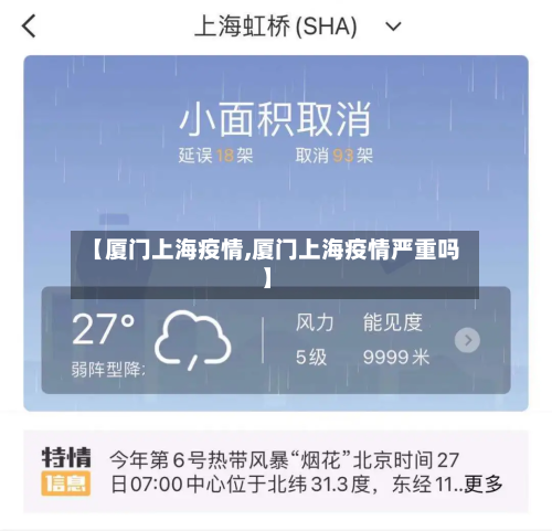 【厦门上海疫情,厦门上海疫情严重吗】