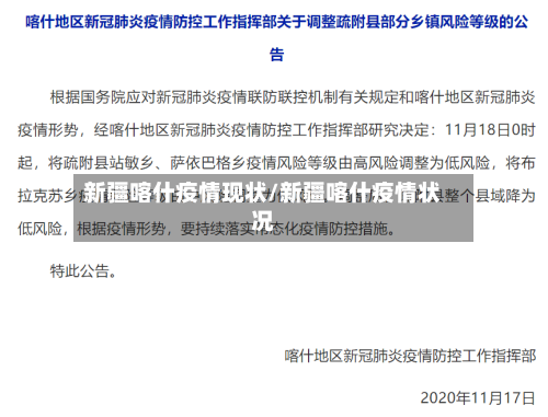 新疆喀什疫情现状/新疆喀什疫情状况