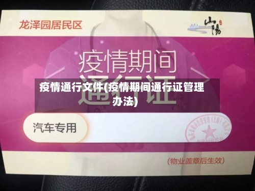 疫情通行文件(疫情期间通行证管理办法)