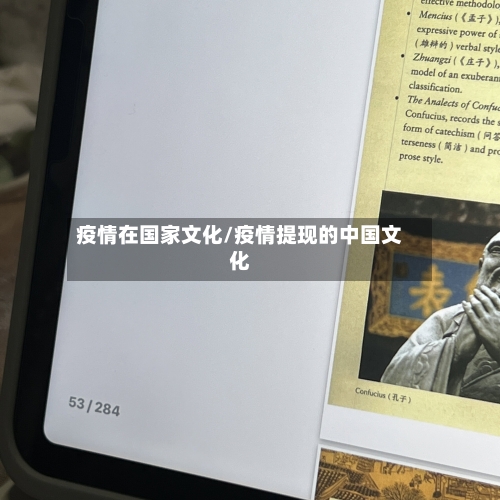 疫情在国家文化/疫情提现的中国文化