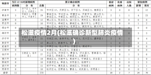 松滋疫情2月(松滋确诊新型肺炎疫情)-第2张图片