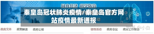 秦皇岛冠状肺炎疫情/秦皇岛官方网站疫情最新通报-第2张图片