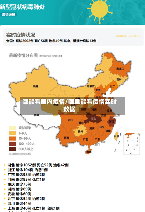 哪能看国内疫情/哪里能看疫情实时数据