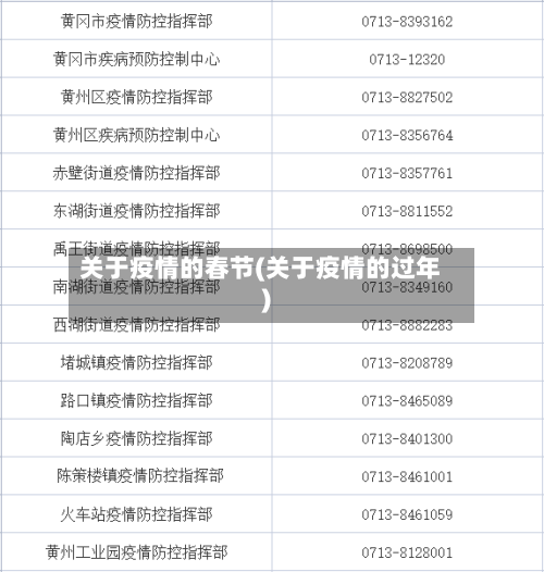关于疫情的春节(关于疫情的过年)-第2张图片