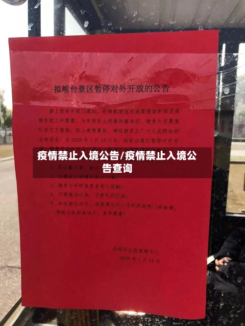 疫情禁止入境公告/疫情禁止入境公告查询-第3张图片